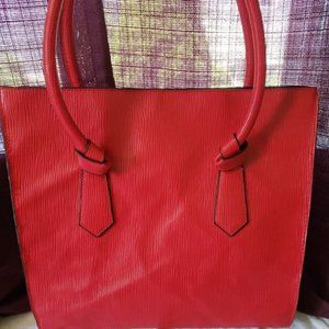 Elizabeth Arden Women's Red Tote Handbag Shoulder Bag Lady Shopper Weekend Purse